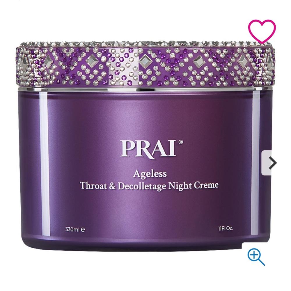 PRAI Ageless Throat & Decolletage Night Creme — Purple